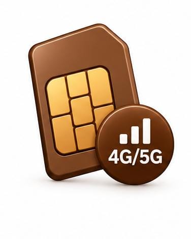 تدعم شريحة SIM